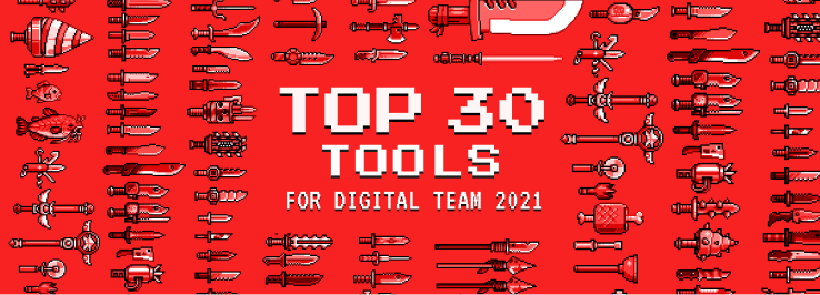 Топ-30 сервисов для digital-команды и маркетологов в 2021
